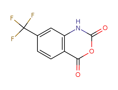 Molecular Structure of 97928-01-3 (7-(trifluoroMethyl)-2,4-dihydro-1H-3,1-benzoxazine-2,4-dione)