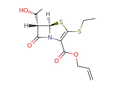 (5R)-3-(エチルチオ)-6β-[(R)-1-ヒドロキシエチル]-7-オキソ-4-チア-1-アザビシクロ[3.2.0]ヘプタ-2-エン-2-カルボン酸2-プロペニル