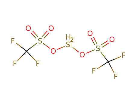 Molecular Structure of 127808-37-1 (Methanesulfonic acid, trifluoro-, silylene ester)