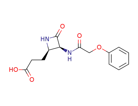 cis-4-oxo-3-[(phenoxyacetyl)amino]-2-azetidinepropanoic acid