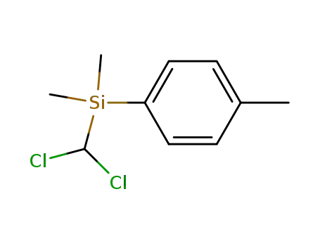 Molecular Structure of 57733-86-5 (Silane, (dichloromethyl)dimethyl(4-methylphenyl)-)