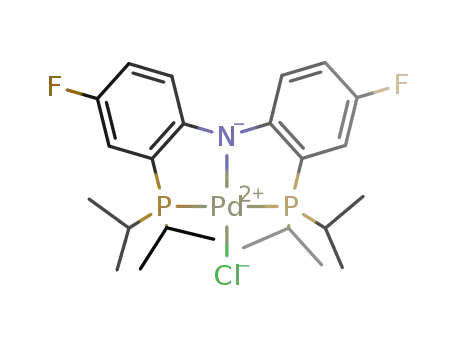 N(F(C<sub>6</sub>H<sub>3</sub>)P(i-Pr)2)2PdCl