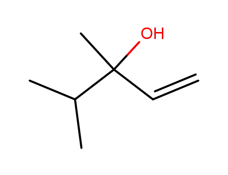 Molecular Structure of 40076-53-7 (3,4-Dimethylpent-1-en-3-ol)
