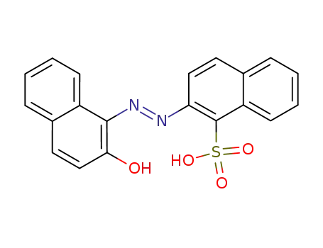 Molecular Structure of 29128-55-0 (2-[(2-hydroxy-1-naphthyl)azo]naphthalenesulphonic acid)
