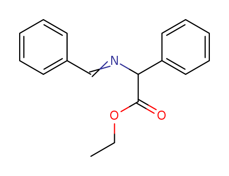 ethyl 2-(benzylideneamino)-2-phenylacetate