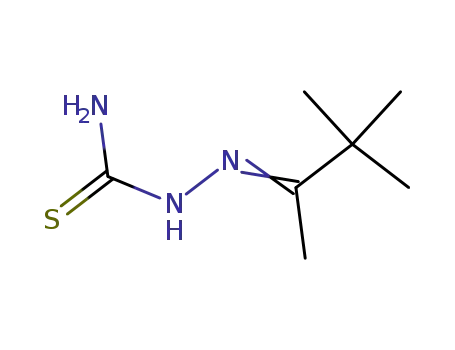 Molecular Structure of 90049-91-5 (Pinakolon-thiosemicarbazon)
