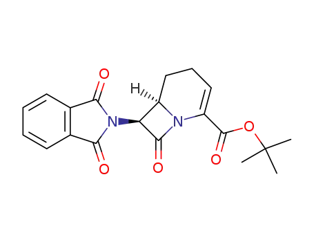 1-Azabicyclo[4.2.0]oct-2-ene-2-carboxylic acid,
7-(1,3-dihydro-1,3-dioxo-2H-isoindol-2-yl)-8-oxo-, 1,1-dimethylethyl
ester, trans-