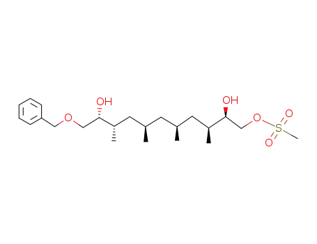 1,2,10-Undecanetriol, 3,5,7,9-tetramethyl-11-(phenylmethoxy)-,1-methanesulfonate, (2R,3S,5S,7R,9S,10R)-