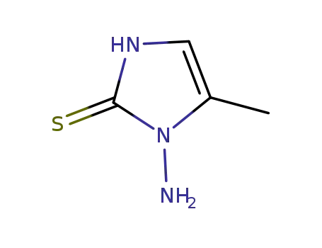 Molecular Structure of 1416132-20-1 (1-amino-5-methylimidazole-2(3H)-thione)