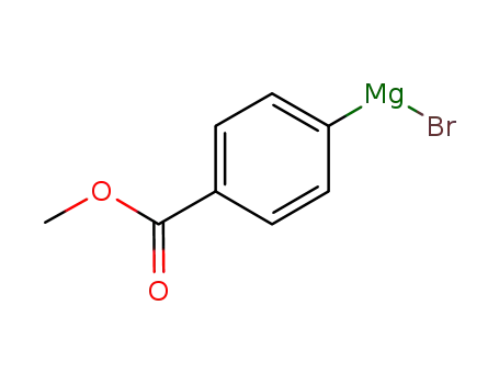 Molecular Structure of 364358-98-5 (Magnesium, bromo[4-(methoxycarbonyl)phenyl]-)