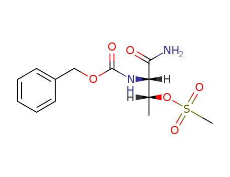Carbamicacid, [1-(aminocarbonyl)-2-[(methylsulfonyl)oxy]propyl]-, phenylmethyl ester,[R-(R*,S*)]- (9CI)