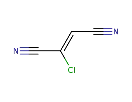 Molecular Structure of 71200-79-8 ((2Z)-2-chlorobut-2-enedinitrile)