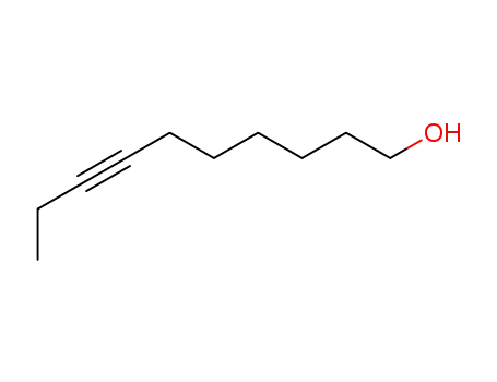 Molecular Structure of 69222-08-8 (7-Decyn-1-ol)