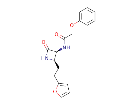 N-[(2R,3S)-2-(2-Furan-2-yl-ethyl)-4-oxo-azetidin-3-yl]-2-phenoxy-acetamide