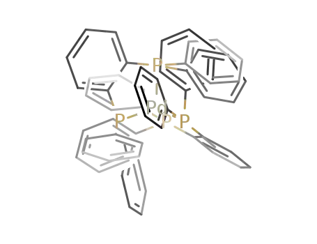 Molecular Structure of 85318-49-6 (bis(1,2-bis(diphenylphosphino)benzene)palladium)