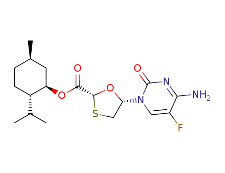 5-플루오로 엔트-라미부딘산 D-멘톨 에스테르