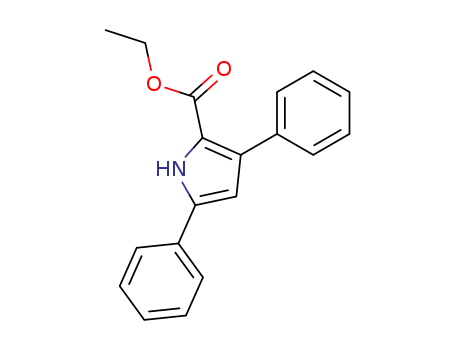 1H-Pyrrole-2-carboxylicacid, 3,5-diphenyl-, ethyl ester cas  53778-26-0
