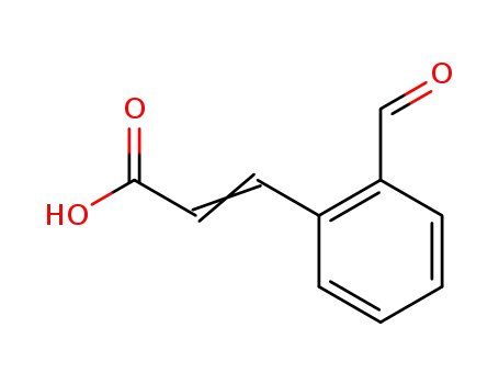 Molecular Structure of 28873-89-4 (2-Formylcinnamic Acid)