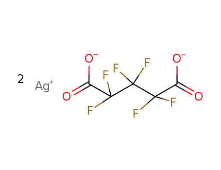 Molecular Structure of 355-85-1 (Pentanedioic acid, 2,2,3,3,4,4-hexafluoro-, silver(1+) salt(1:2))