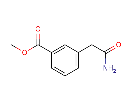 Molecular Structure of 929301-93-9 (methyl 3-(2-amino-2-oxoethyl)benzoate)