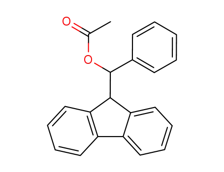 Molecular Structure of 63839-89-4 (α-Phenyl-9H-fluorene-9-methanol acetate)