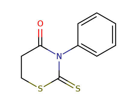 3-phenyl-2-sulfanylidene-1,3-thiazinan-4-one cas  4094-46-6