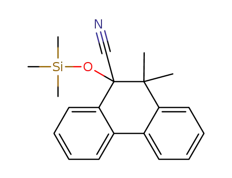10,10-dimethyl-9-trimethylsilyloxy-9,10-dihydrophenanthrene-9-carbonitrile