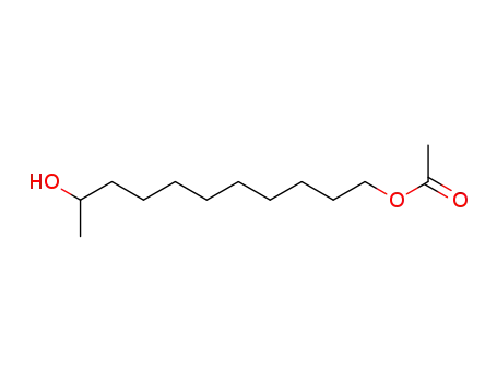 Molecular Structure of 84115-21-9 (10-Hydroxyundecyl Acetate)