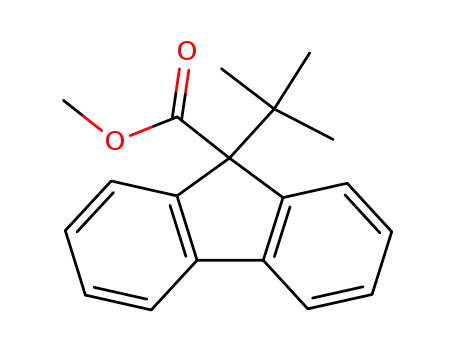9H-fluorene-9-carboxylic acid, 9-(1,1-dimethylethyl)-, methyl ester