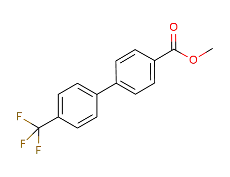 Molecular Structure of 127783-73-7 ([1,1'-Biphenyl]-4-carboxylic acid, 4'-(trifluoroMethyl)-, Methyl ester)
