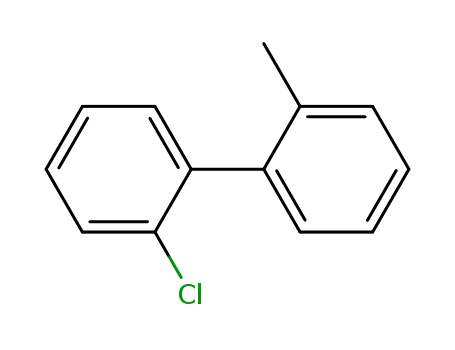 Molecular Structure of 19493-31-3 (2-chloro-2'-methyl-1,1'-biphenyl)