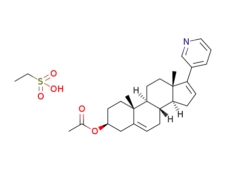 Molecular Structure of 1609268-14-5 (abiraterone-3-acetate esylate)