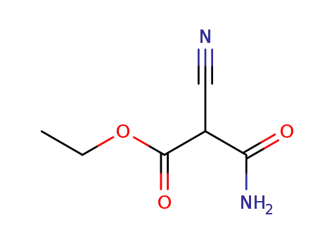 Molecular Structure of 6825-65-6 (α-carbetoxy cyanoacetamide)