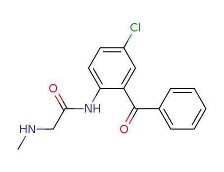 2-(methylamino-acetamido)-5-chloro-benzophenone