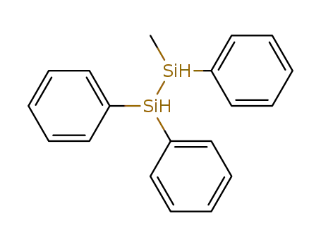Molecular Structure of 53490-50-9 (1-Methyl-1,2,2-triphenyl-disilane)