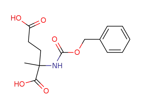 Molecular Structure of 202271-71-4 (Cbz-DL-α-methylglutamic acid)