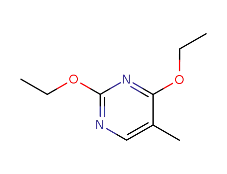 Molecular Structure of 7193-87-5 (2,4-DIETHOXY-5-METHYLPYRIMIDINE)