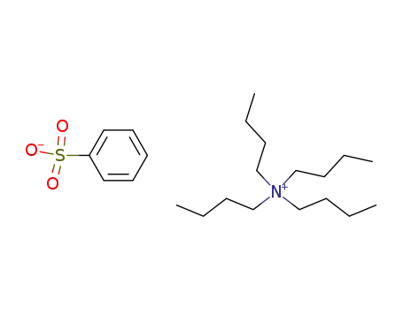 Molecular Structure of 61657-37-2 (1-Butanaminium, N,N,N-tributyl-, benzenesulfonate)