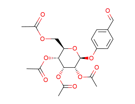 Molecular Structure of 936574-32-2 (4-formylphenyl (2,3,4,6-tetra-O-acetyl)-β-D-allopyranoside)