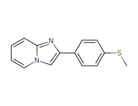 Molecular Structure of 2076-70-2 (2-(p-Methylthiophenyl)imidazo(1,2-a)pyridine)
