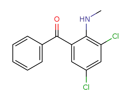 2-(N-methylamino)-3,5-dichlorobenzophenone