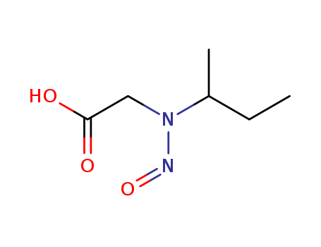 2-(butan-2-yl-nitroso-amino)acetic acid cas  7253-47-6