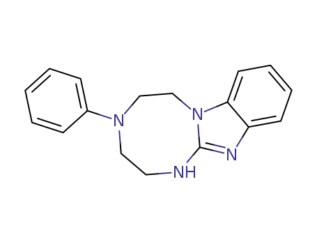 1,2,3,4,5,6-hexahydro-4-phenyl<1,3,6>triazocino<1,2-a>benzimidazole