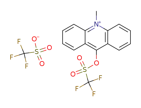 10-Methyl-9-trifluormethansulfonyloxyacridinium-trifluormethansulfonat