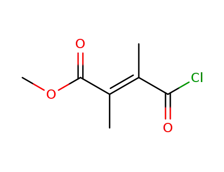 2-Butenoic acid, 4-chloro-2,3-dimethyl-4-oxo-, methyl ester, (E)-