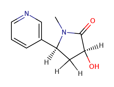 2-Pyrrolidinone,3-hydroxy-1-methyl-5-(3-pyridinyl)-, (3S,5S)-