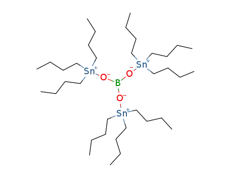 Molecular Structure of 7141-19-7 (tris[(tributylstannyl)oxy]borane)