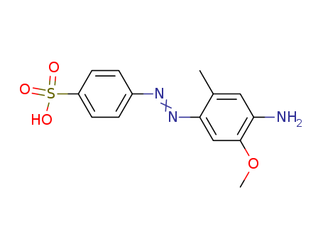 Benzenesulfonic acid,4-[2-(4-amino-5-methoxy-2-methylphenyl)diazenyl]-