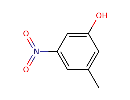 Molecular Structure of 127818-58-0 (3-METHYL-5-NITRO PHENOL)