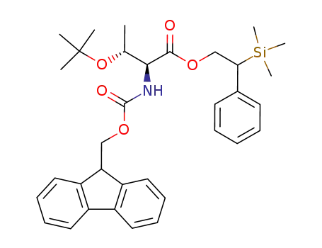 N-(9-Fluorenylmethoxycarbonyl)-O-(tert-butyl)-L-threonin-(2-phenyl-2-trimethylsilyl)ethylester